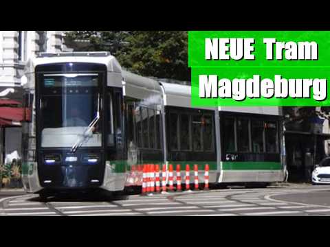 ERSTE NEUE Straßenbahn Magdeburg FÄHRT | Flexity Magdeburg