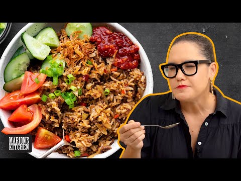 How to make Indonesian Beef Nasi Goreng at home | #cookwithme #athome | Marion's Kitchen