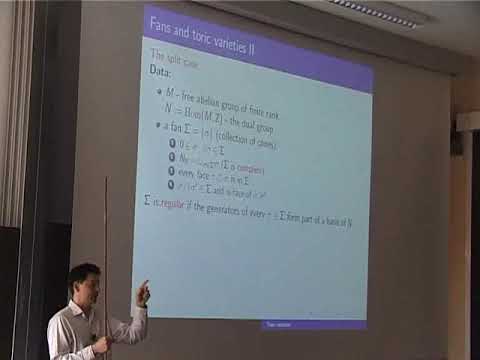 Toric varieties II (Y.  Tschinkel)