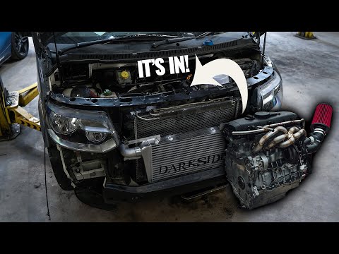 IT'S ALIVE!! Fitting the fully built 2.5PD BNZ engine to the T5 Recovery Truck!