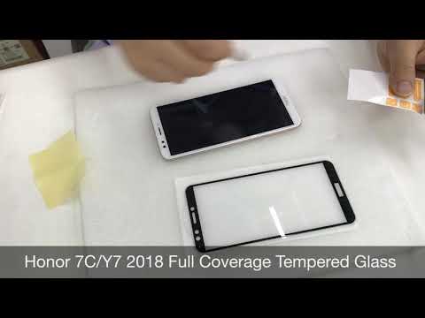 Honor 7C/Y7 2018/Y7 Prime 2018 Full Coverage Tempered Glass Screen Protector