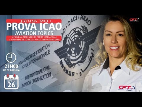 Live Class - PROVA ICAO (Inglês para Pilotos) Parte 01 - Aviation Topics