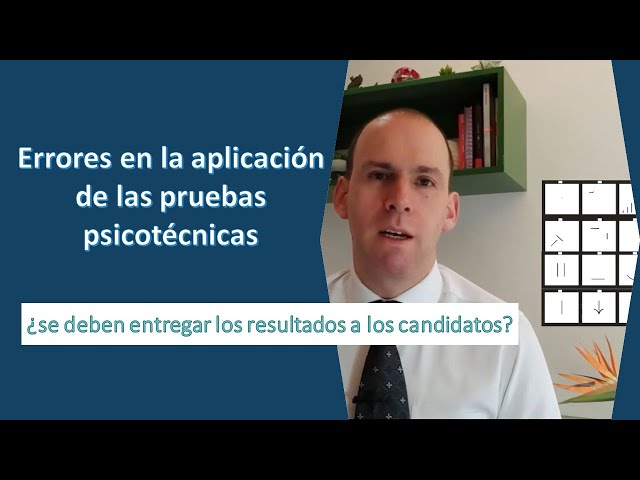 Vídeo relacionado con Pruebas Psicotecnicas