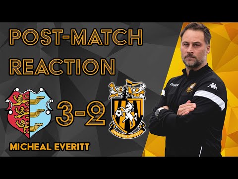Reaction | Micheal Everitt | Brightlingsea Regent 3-2 Folkestone Invicta | Isthmian Premier Division