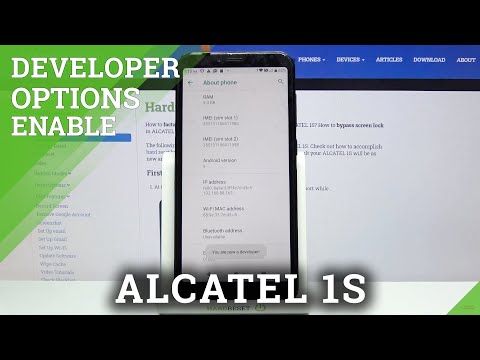 How to Find Developer Options in ALCATEL 1S – Enter Developer Mode