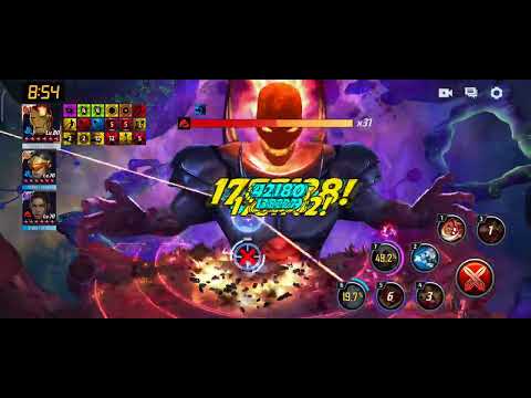 Marvel Future Fight - T4 Ironman - Dormammu GBR Solo - Ctp of Rage - 137 seconds