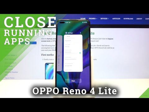 How to Close Running Apps in OPPO Reno 4 Lite – Delete Background Apps