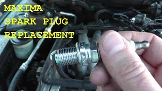 Nissan Maxima And Infiniti Spark Plug Replacement with Basic Hand Tools HD