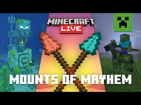 FIRST LOOK : SPEAR AND NAUTILUS | Minecraft LIVE – September 2025