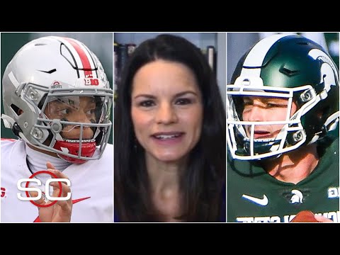 俄亥俄州立大學擊敗密西根州大的最大重點 | 體育中心 (The biggest takeaways from Ohio State's win over Michigan State | SportsCenter)