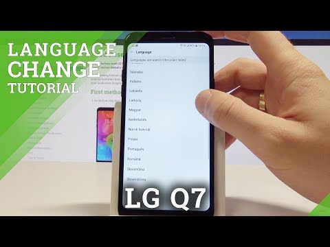 How to Change Language in LG Q7 - Set Up Language for LG Q7