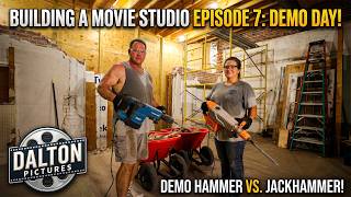 Heavy Demolition 90 year old wall & 1930s Sewer Replacement! | Building a Movie Studio Ep. 7