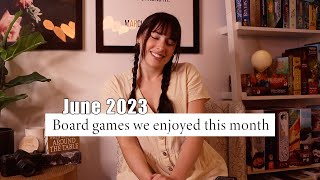 Board games we played this month! | 20+ mini game reviews | JUNE 2023