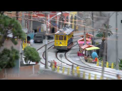 Miniatur Wunderland Modellbahn - Die Modellstraßenbahn H0 von Santa Teresa in Rio de Janeiro