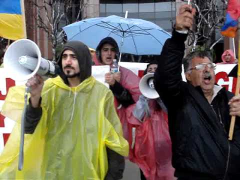 2/27/10 Protest For The 22nd Anniversary Of The Sumgait Pogroms 1