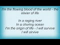 Axxis - Waterdrop Lyrics