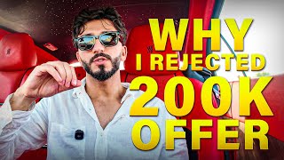 The 200k/month offer I turned down (and why)