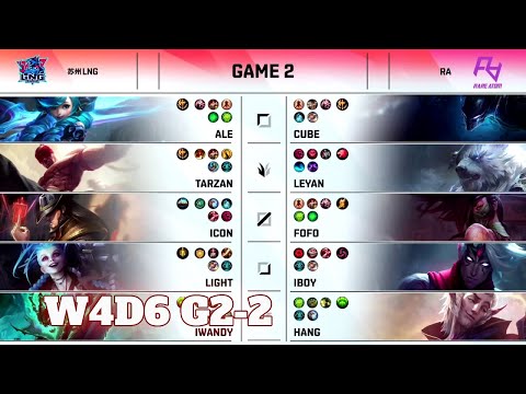 RA vs LNG - Game 2 | Week 4 Day 6 LPL Summer 2021 | Rare Atom vs LNG Gaming G2