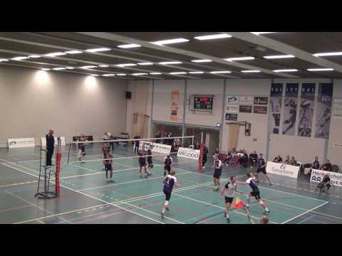 VoCasa H1 - Next Volley Dordrecht H1 03-12-2016 set 4
