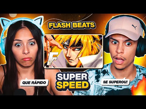 FLASH BEATS - Flow Minato ⚡️ (Naruto) - VELOCIDADE TOTAL | [React em Casal] 🔥