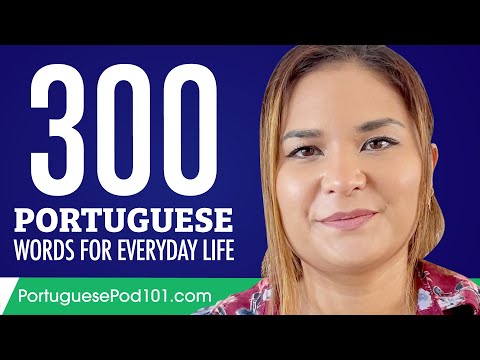 300 Portuguese Words for Everyday Life - Basic Vocabulary #15