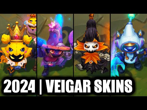 ALL VEIGAR SKINS SPOTLIGHT 2024 | League of Legends