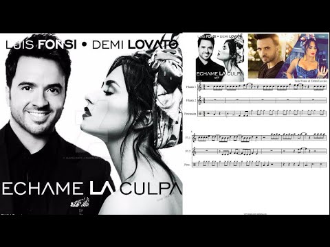 Échame la culpa. Luis Fonsi & Demi Lovato. Partitura. Sheet music.