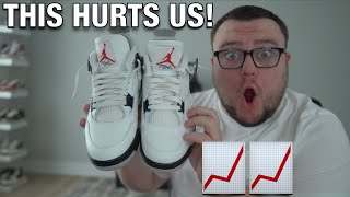 THIS NEWS FOR THE JORDAN 4 "WHITE CEMENT" RELEASE COULD HURT EVERYONE WITH PRICES!
