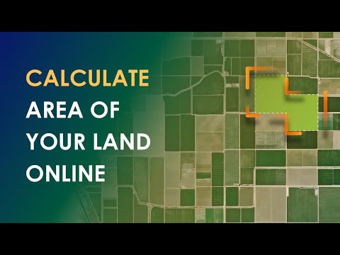 How to calculate an area of your land?