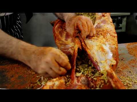 Stuffed and Roasted Whole Lamb (Chef Javad)