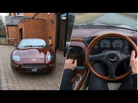 1996 Aston Martin DB7 i6 Supercharged Coupe Manual - POV Test Drive & Walk-around