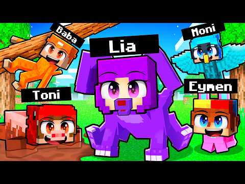 Minecraft'ta 10 Arkadaş ELEMENTAL Evcil Hayvan Olduk!