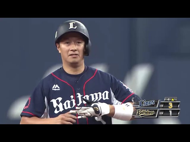 【4回表】ライオンズ・渡辺直 基本通りのセンター返しで勝ち越し2点タイムリー!! 2016/9/22 Bs-L