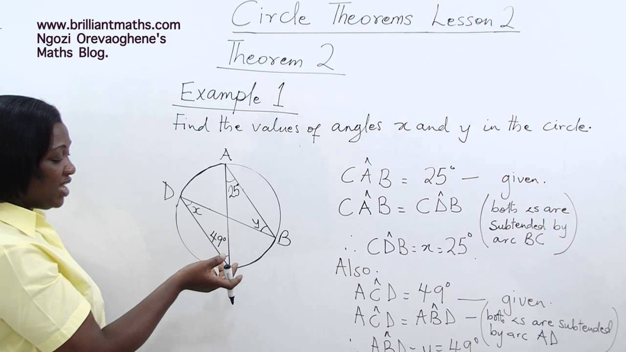 GEOMETRY. Circle Theorem 2.