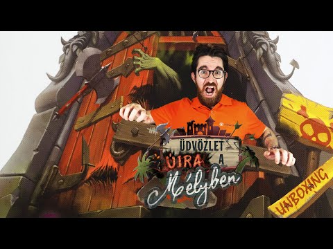 Üdvözlet újra a mélyben társasjáték  UNBOXING - reflexshop