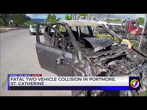 Fatal Two-Vehicle Collision In Portmore St. Catherine | TVJ News