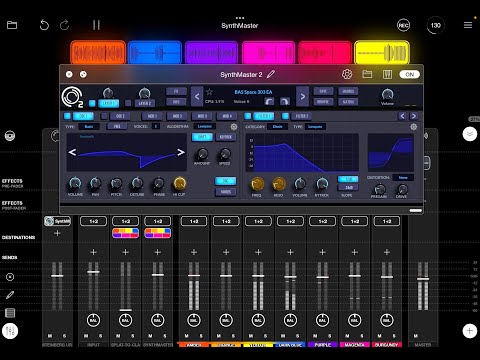 SynthMaster 2 - New Burak Yeter Synth Sounds Vol 1 Expansion Tracked in Loopy Pro