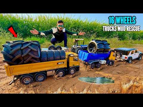 RC Thar Roxx Upgrade Big Dumper Truck Rescue from Mud – Chatpat toy tv