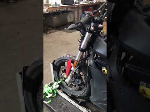 21 Zero SR ZF 14.4 Electric Motorcycle front forks tubes shocks