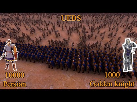 1000 Golden Knight vs 10000 Persian | Ultimate Epic Battle Simulator |