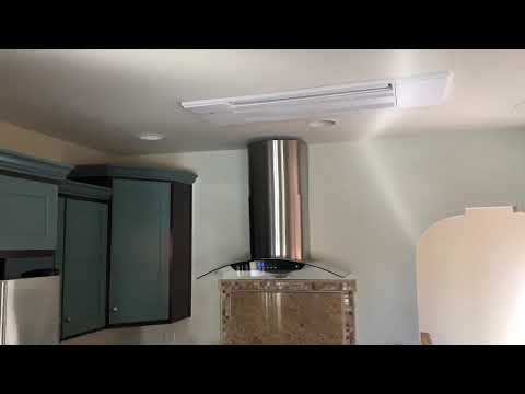 MLZ Mitsubishi mini-split system installed for energy efficient heating and cooling.