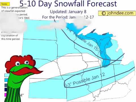 John Dee Snow Forecast