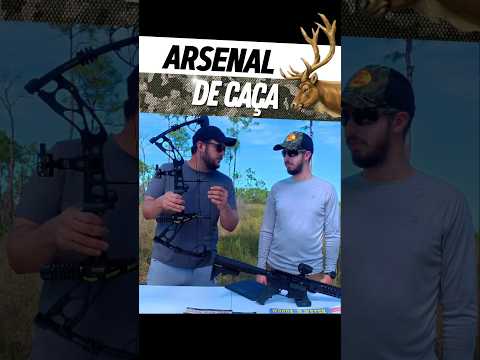 ARSENAL DE CAÇA | Vídeo completo na BIO! #caça   #acampamento o  #eua   #florida