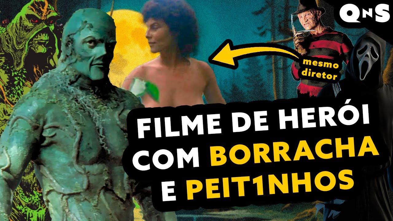 Pediram um filme de super-herói pro diretor de Pânico e DEU RUIM!!! Monstro do Pântano de Wes Craven