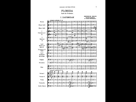 Frederick Delius - Florida Suite, Th VI/1