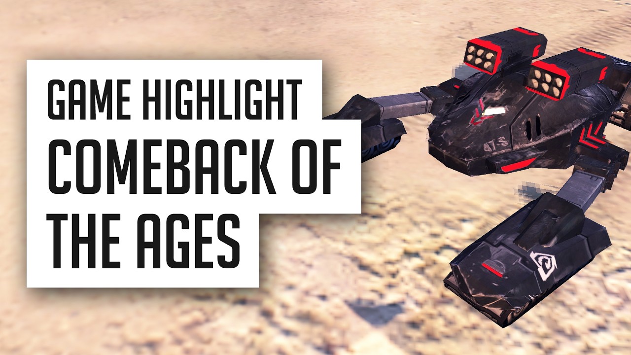 [C&C3: Kane's Wrath] Game Highlight - Comeback of the Ages!