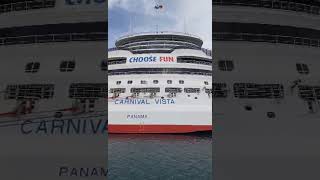 CARNIVAL VISTA PANAMA #cruiseship #satisfying #shortvideo