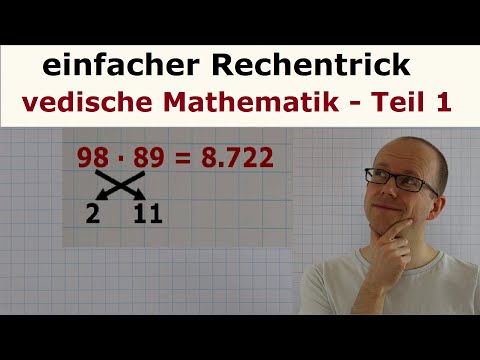 Rechentrick - vedische Mathematik Teil 1