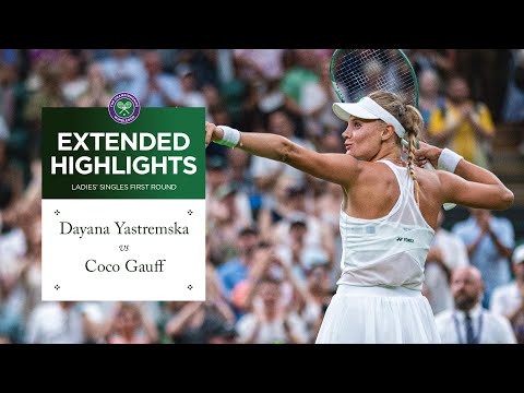Coco Gauff STUNNED I Dayana Yastremska vs Coco Gauff | Extended Highlights | Wimbledon 2025