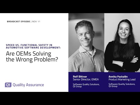 Podcast: Speed vs. Functional Safety in Automotive Software Development: Are OEMs Solving the Wrong Problem?